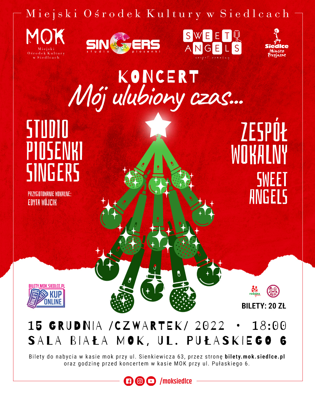 UM Siedlce: Koncert Studia Piosenki Singers i Zespołu Sweet Angels