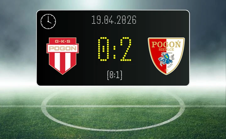 [PIŁKA NOŻNA] Betclic 1. liga, 29. kolejka: Pogoń Grodzisk Mazowiecki – Pogoń Siedlce 0:2