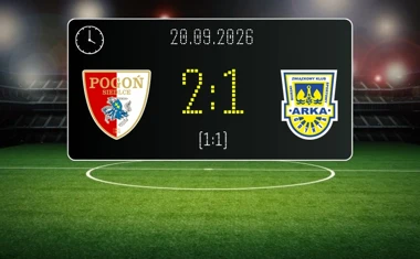 [PIŁKA NOŻNA] Pogoń Siedlce – Arka Gdynia 2:1 w Betclic 1. lidze. Gospodarze odwrócili losy spotkania