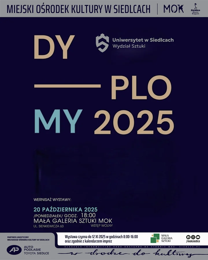 Wystawa „Dyplomy 2025” – malarskie debiuty studentów Wydziału Sztuki w Siedlcach