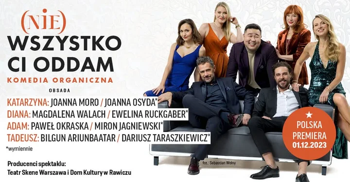 Grafika promocyjna wydarzenia (Nie) Wszystko Ci Oddam — komedia Stefana Vögla w Siedlcach