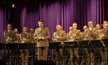 Grafika promocyjna wydarzenia Koncert Zespołu Kameralnego Orkiestry Wojskowej w Siedlcach
