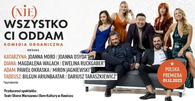 Grafika promocyjna wydarzenia (Nie) Wszystko Ci Oddam — komedia Stefana Vögla w Siedlcach