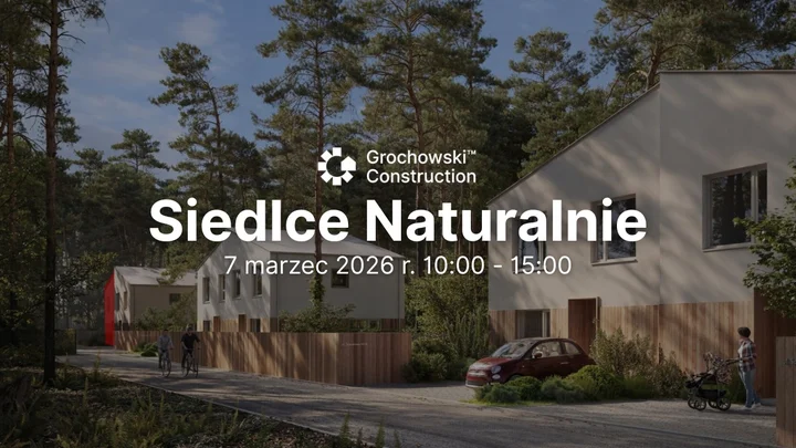 Grafika promocyjna wydarzenia Dni Otwarte Siedlce Naturalnie — Żabokliki, ul. Spacerowa