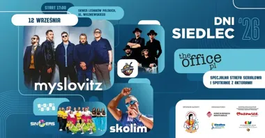 Siedlce zagrają głośno - Myslovitz, Skolim i serialowe biuro na scenie