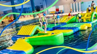 Wodny Tor Przeszkód w Siedlcach - wakacyjna próba zręczności