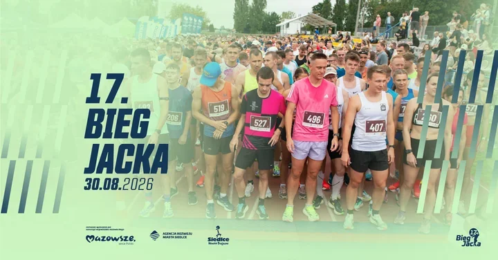 Nowa trasa i 1000 miejsc. 17. Bieg Jacka na siedleckim stadionie