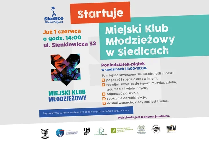 W Siedlcach rusza Klub Młodzieżowy. Po lekcjach młodzi dostaną nowe miejsce
