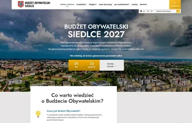 46 projektów walczy o 5,25 mln zł w siedleckim Budżecie Obywatelskim