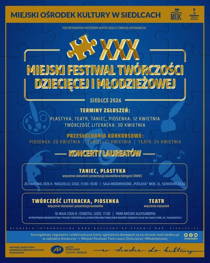 Siedlce znów oddają scenę młodym - teatralna odsłona festiwalu już blisko