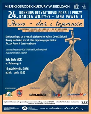 Młodzi recytatorzy zmierzą się ze słowem Karola Wojtyły w Siedlcach