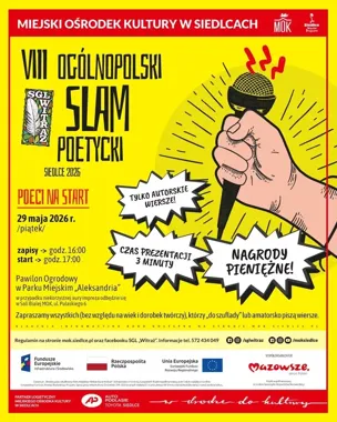 Slam, który rozgrzeje Aleksandrię - poeci wyjdą na parkową scenę