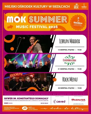 Siedlce znów zagrają latem - MOK Summer Music Festival wraca na skwer