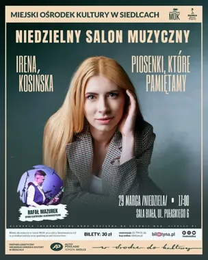 Sentymentalna podróż przez piosenki, które pamiętamy - Niedzielny Salon Muzyczny w Siedlcach