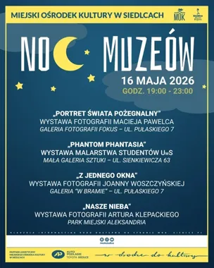 Siedlce idą na Noc Muzeów z fotografią, pamięcią i miejskim światłem
