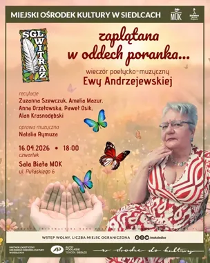 Ewa Andrzejewska rozplata poranek na scenie - „Witraż” szykuje poetycki wieczór
