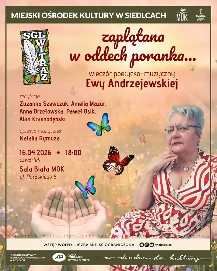 Ewa Andrzejewska rozplata poranek na scenie - „Witraż” szykuje poetycki wieczór