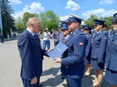 Święto Policji w Siedlcach z niezwykłym wyróżnieniem. Policjantka oddała szpik