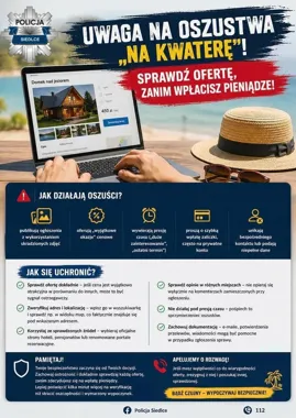 Przed majówką wraca stary sposób oszustów - zaliczka przepada po wpłacie