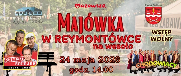 W Reymontówce szykuje się rodzinna majówka z folklorem i darmowym grillem