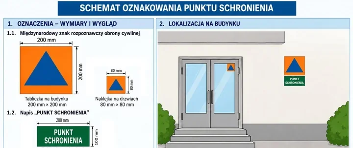 Punkty schronienia w Siedlcach muszą mieć oznaczenia. Jest termin