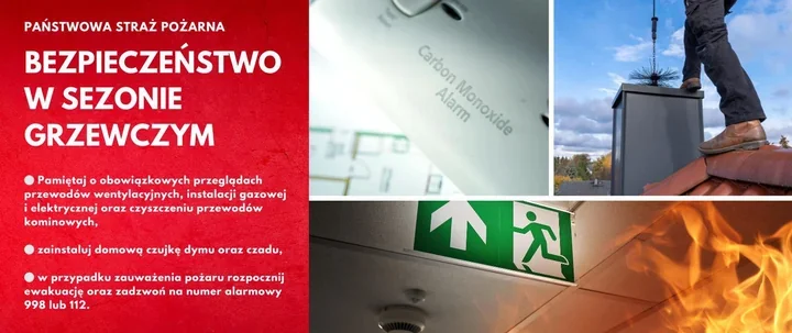 Sezon grzewczy w Siedlcach już się zaczął. Strażacy ostrzegają