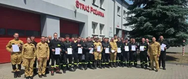 38 ochotników zdało egzamin w siedleckiej komendzie PSP